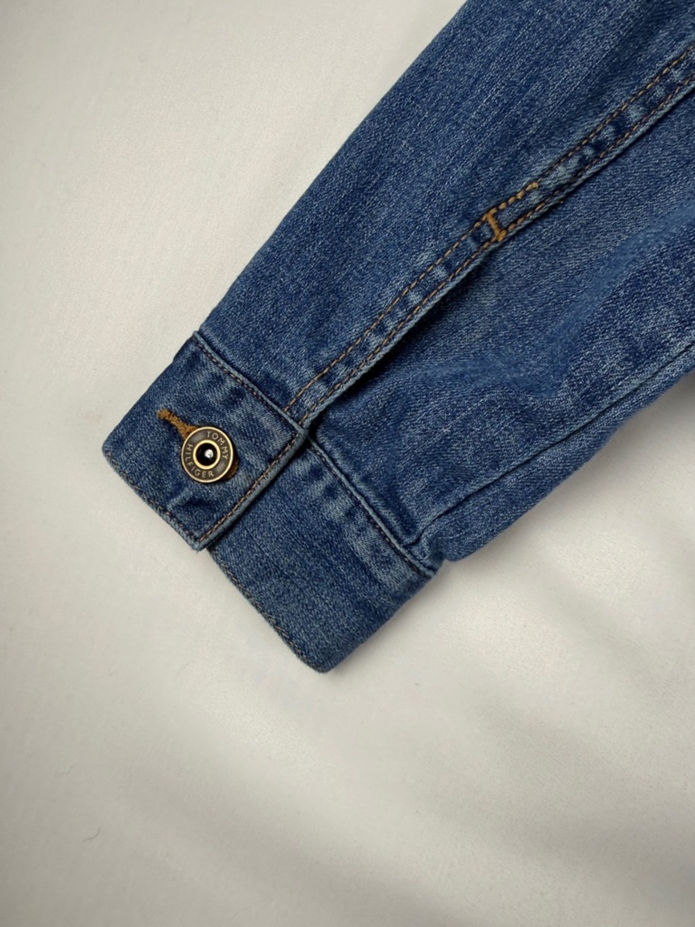 Tommy Hilfiger Stretch Denim Jean Jacket Women's Size M Blue - Picture 7 of 8